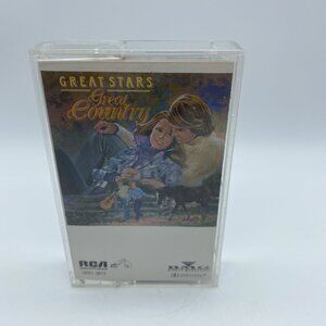 VINTAGE Great Stars Great Country Cassette 1985 RCA DPK-0872 Various Artists